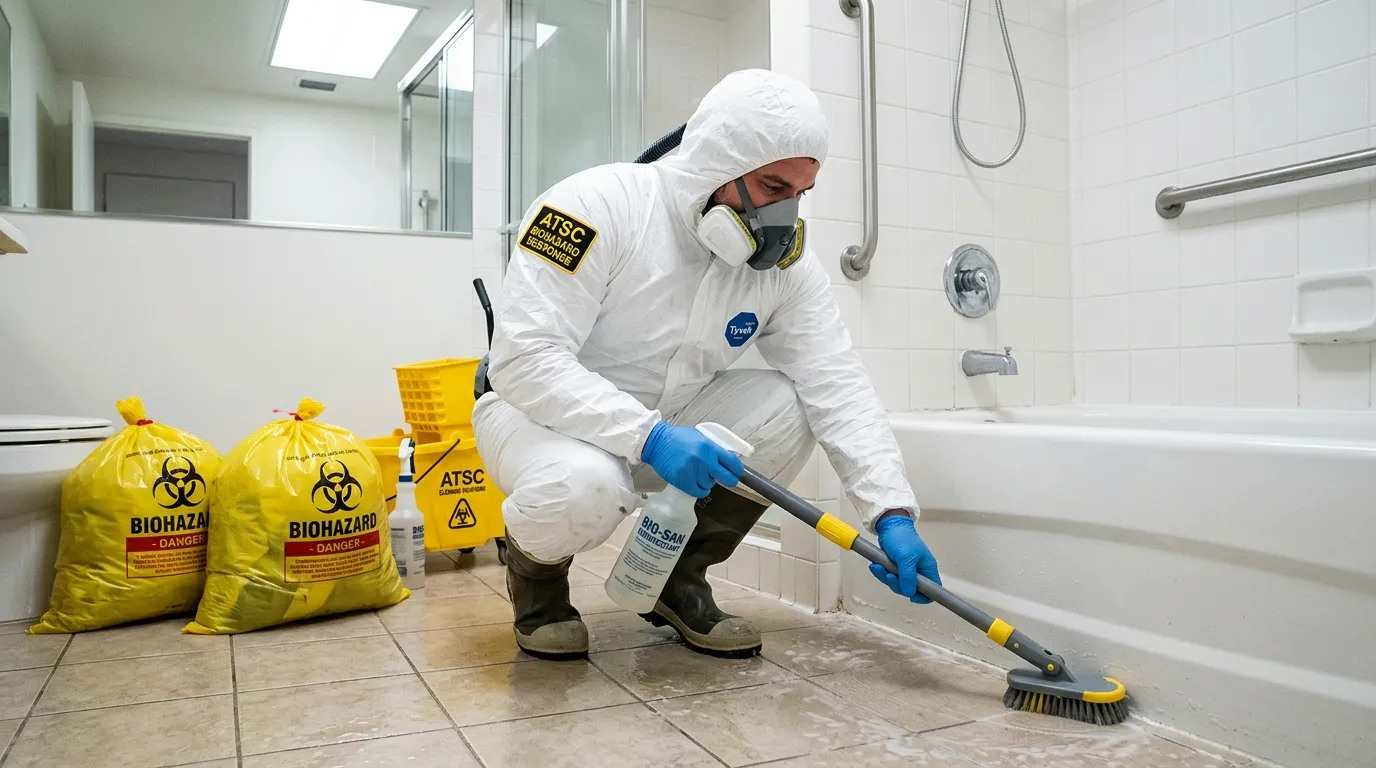 Decontamination equipment deployed for Blood Cleanup in Douglasville